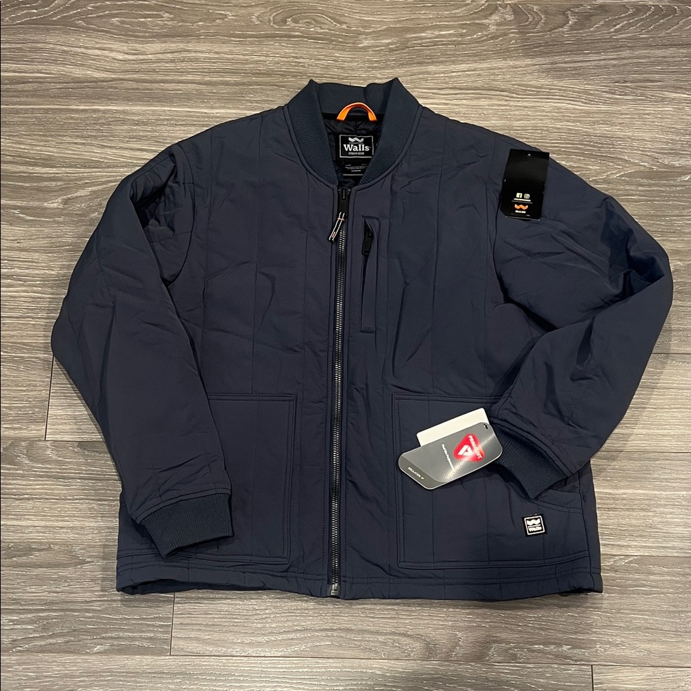 Walls Men's Dark Blue Bomber Jacket